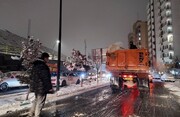 آماده‌باش ستاد برف‌روبی منطقه ۲ تهران در اولین‌بارش برف زمستانی