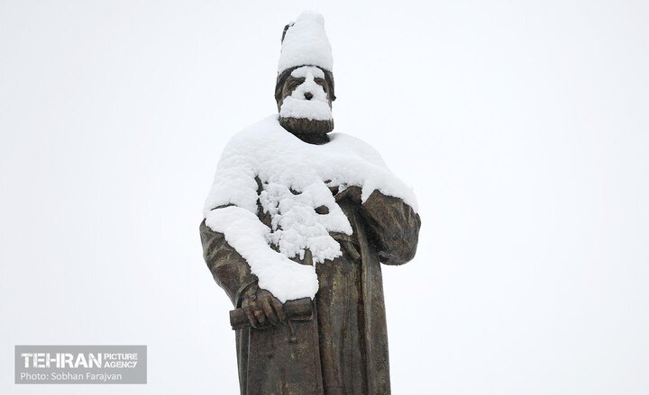 صبح برفی بوستان ملت