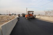 آغاز عملیات تراش و روکش آسفالت حدفاصل زیرگذر پل لاهوتی تا دهکده توحید با صرف ۹۰۰ تن آسفالت