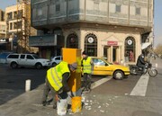 اجرای طرح رنگ‌آمیزی المان‌های شهری در ناحیه ۳ منطقه ۶