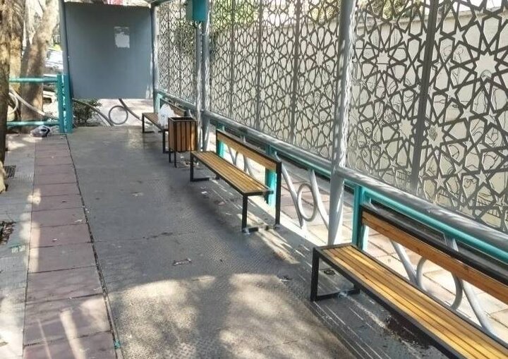 ارتقای رفاه مسافران منطقه یک با نصب مبلمان شهری و راه‌اندازی ایستگاه تاکسی برقی