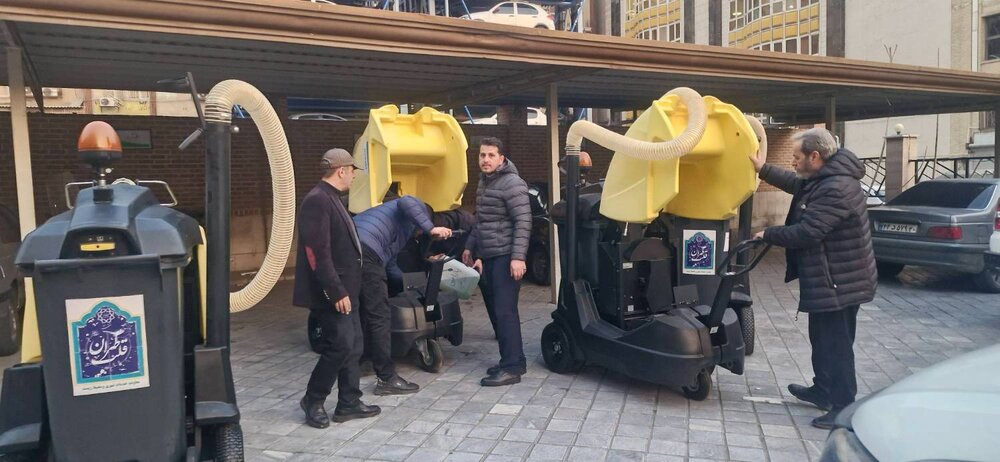 ناوگان جدید جارویی با نشان «تهران دوست‌داشتنی» 