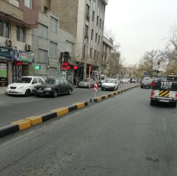 اتمام پروژه اصلاح هندسی محور غربی منطقه ۴/ روان‌سازی و ارتقای ایمنی ترافیک در شمال شرق پایتخت