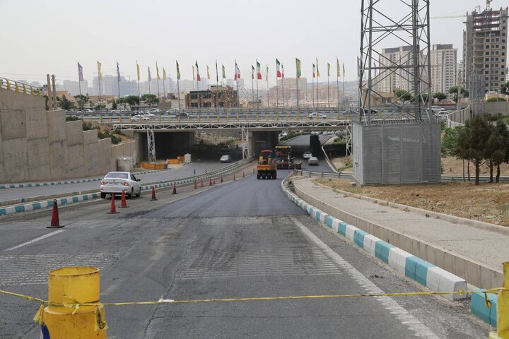 ۶۹۱ هزار مترمربع معبر اصلی و فرعی شمال غرب تهران نونوار شد