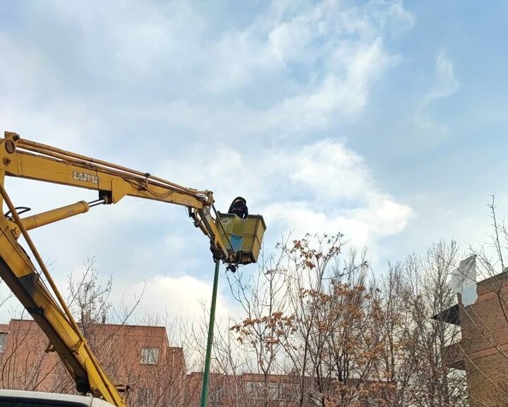 رفع خاموشی بوستان‌های محلی منطقه ۲۲