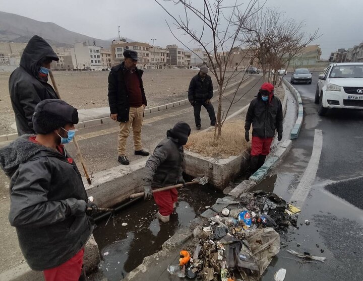 لایروبی انهار و مسیل‌های معابر محدوده شمال‌غرب تهران با هدف پیشگیری از آب‌گرفتگی