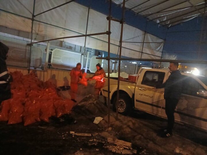 آماده‌سازی و تجهیز سایت‌های برف روبی منطقه ۲۲