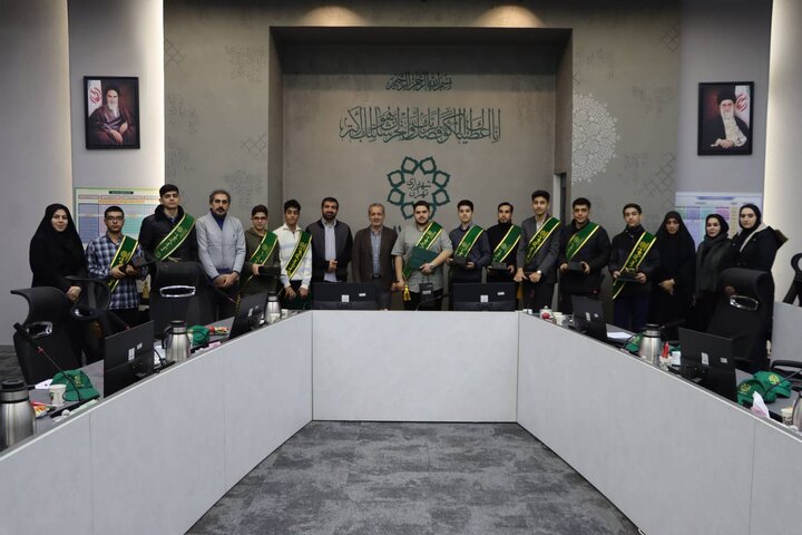 برگزاری مراسم تنفیذ احکام شهرداران مدارس منطقه ۱۱