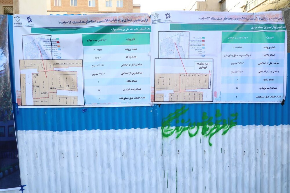 آغاز اجرای پروژه تجمیع بزرگ‌مقیاس شهری در منطقه ۱۳