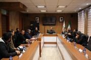 نشست مدیرعامل شرکت ساماندهی صنایع و مشاغل با نمایندگان آسیب‌دیدگان حادثه آتش‌سوزی بازار جنت