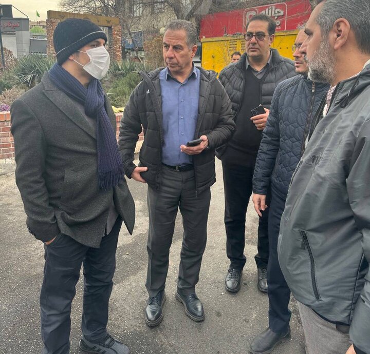 اجرای طرح های زیباسازی در چهارراه نظام آباد