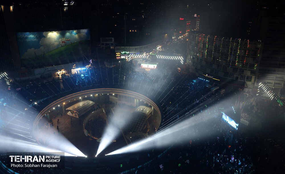 جشن نیمه‌شعبان در میدان ولی‌عصر (عج)