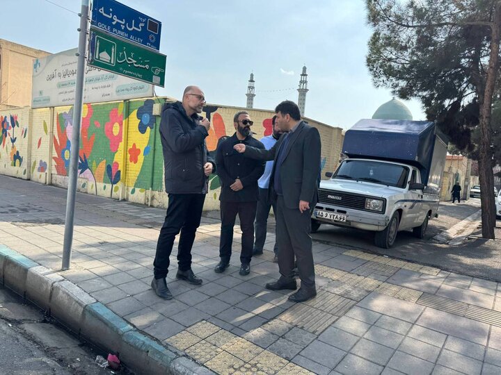 پایش نوروزی شهردار منطقه ۲۲ در طرح استقبال از بهار