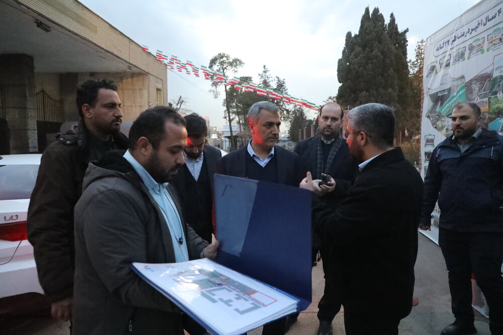 بازدید میدانی معاون شهردار تهران از روند احداث بوستان علم و فناوری در منطقه ۱۳&nbsp;