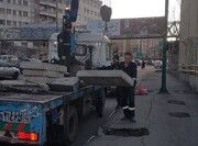 رفع خطر مسیر کندرو بزرگراه یادگار امام (ره) به سعادت‌آباد