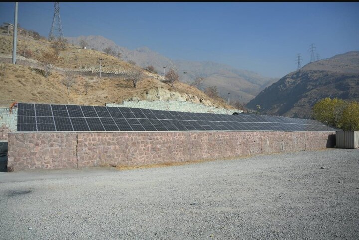 بهره‌برداری از بزرگترین نیروگاه خورشیدی شهرداری تهران در بوستان گلابدره