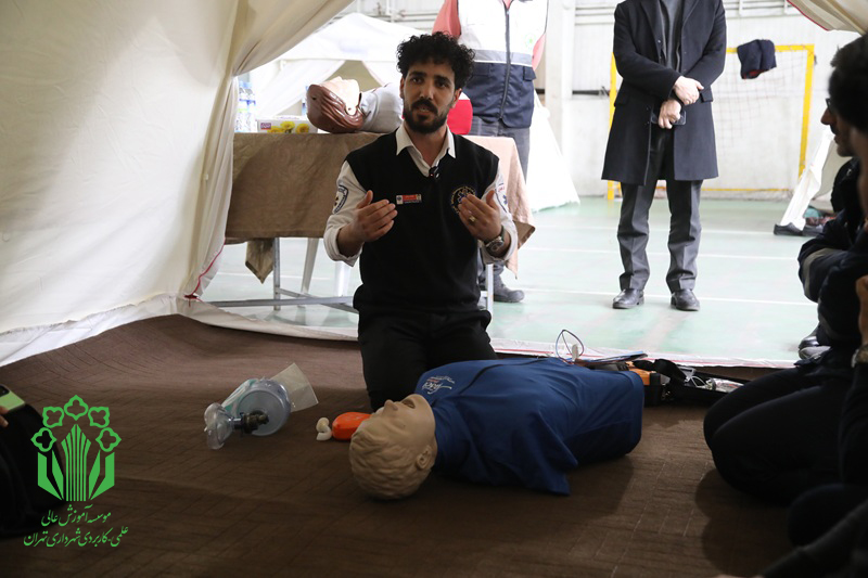 برگزاری «دوره آموزشی نظری و مهارتی آمادگی در حوادث و بحران‌ها ویژه کارکنان شهرداری تهران» + تصاویر