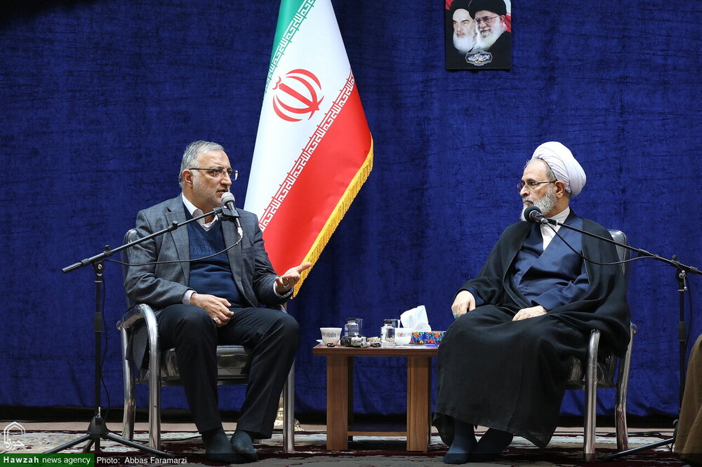 تقدیر آیت الله اعرافی از شهردار تهران / مجاهدت جنابعالی و همکارانتان بعد از جنگ 12 روزه تبدیل به الگو شد