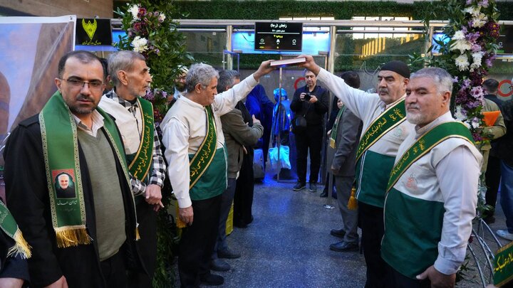 برگزاری مراسم بدرقه دومین کاروان"دل آرام شهر در حریم رضوی"