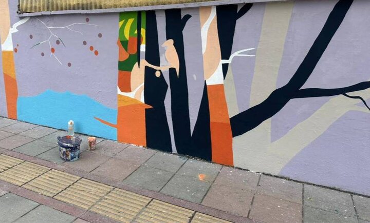 تغییر چهره محورهای شاخص شمال تهران با ۲۸۵۰ مترمربع نقاشی دیواری