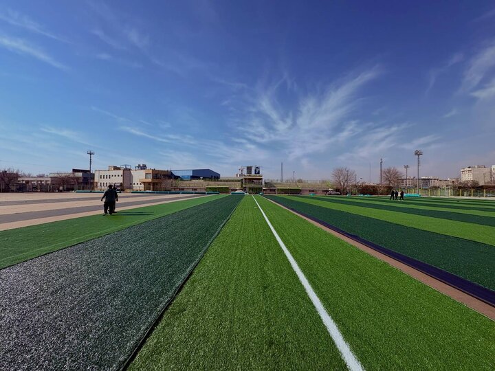 احداث ۷ قطعه زمین چمن مصنوعی از ابتدای سال جاری در منطقه ۲۰