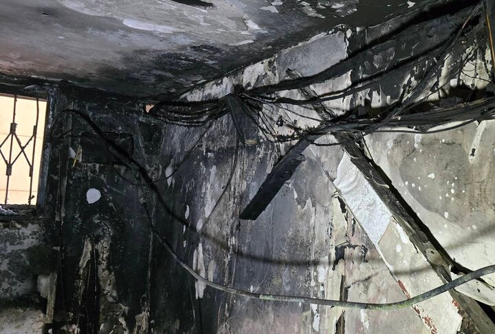 مهار آتش‌سوزی در مغازه لوازم خانگی میدان فردوسی