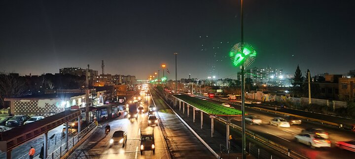 ارتقای جلوه‌های بصری در محور بزرگراهی آیت‌الله سعیدی
