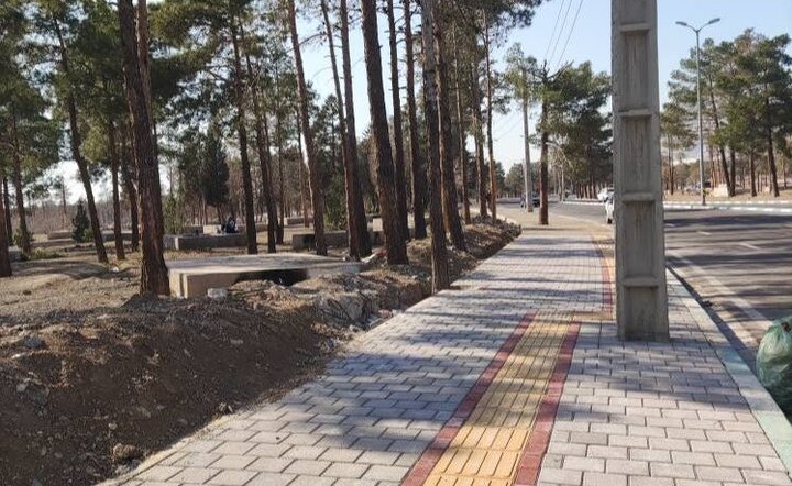 اتمام عملیات پیاده‌روسازی در بلوار تندرستی منطقه ۲۲؛ گامی نو در ارتقای کیفیت فضاهای شهری