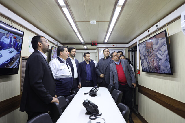 بازدید شهردار منطقه ۹ از سازمان پیشگیری و مدیریت بحران شهر تهران