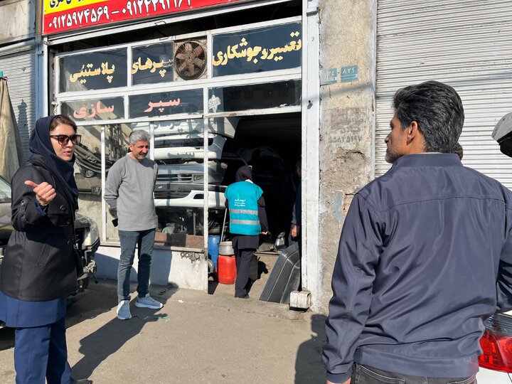 حذف فیزیکی مخازن مکانیزه زباله از محور سعیدی در جنوب تهران