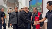 دیدار معاون اول رئیس‌جمهور با آتش نشانان تهران