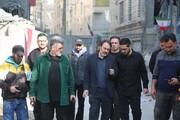 بازدید عضو شورای شهر از محله هفت‌چنار