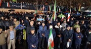 از اجتماع و خوانش سرودهای حماسی تا راهپیمایی در محلات منطقه ۱۶