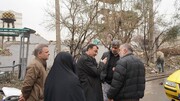 حضور معاون شهردار تهران در جمع همکاران شهرداری منطقه ۲۱ و بازدید از نقاط آسیب‌دیده