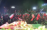 وداع باشکوه با شهدای ناوشکن دنا در منطقه ۱۰ با نوای سعید حدادیان