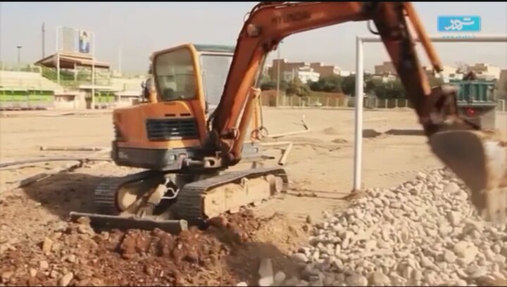 زمین چمن مصنوعی ورزشگاه شهید مدرس احداث شد