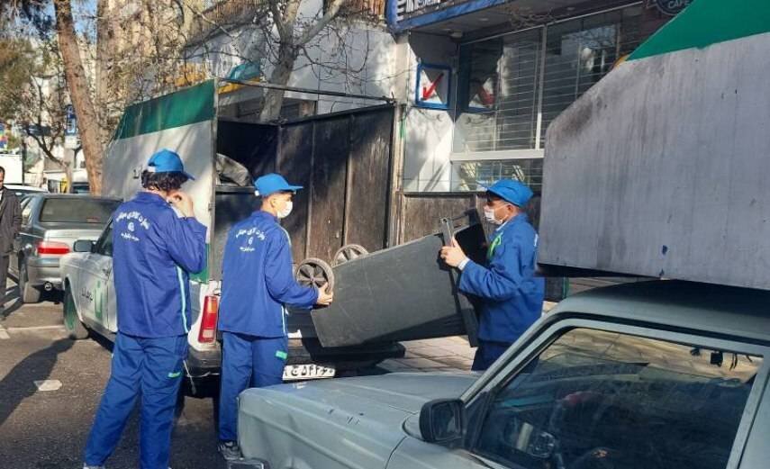 جانمایی مخازن ۱۲۰ لیتری پسماند در مصلی تهران