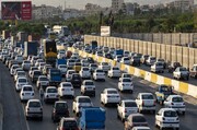ترافیک سنگین در محورهای ورودی تهران
