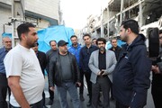 بازدید سخنگوی شهرداری تهران و شهردار منطقه ۱۷ از ساختمان‌های آسیب‌دیده دارالشهدا و قرارگاه جهادی