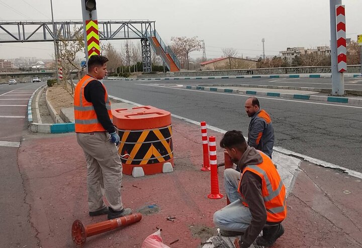 آغاز طرح ایمن‌سازی بزرگراه شهید خرازی