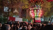 تشییع باشکوه شهید سید ابوالفضل سخائی در منطقه ۱۰