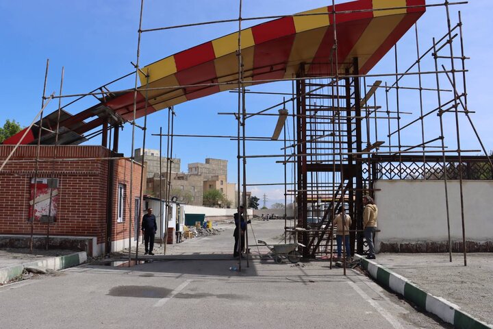 پیشرفت چشمگیر پروژه بهسازی بوستان ترافیک منطقه ۱۹ با وجود شرایط جنگی