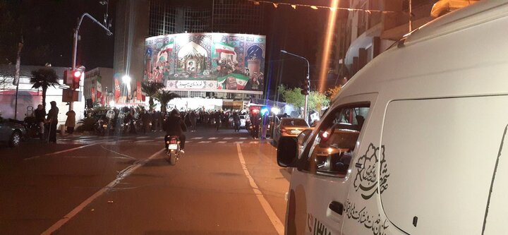 حضور میدانی گشت‌های فوریت‌های اجتماعی در تجمع شبانگاهی شهروندان تهران