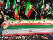 سی‌ودومین اجتماع شهروندی منطقه ۱۰ و تشییع شهید اصغر مشکانی در میدان جمهوری اسلامی برگزار شد
