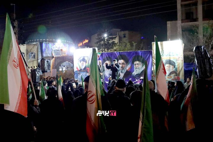 برگزاری تجمع مردمی ساکنان منطقه ۲۲ در میدان المپیک همزمان با سالروز روز جمهوری اسلامی