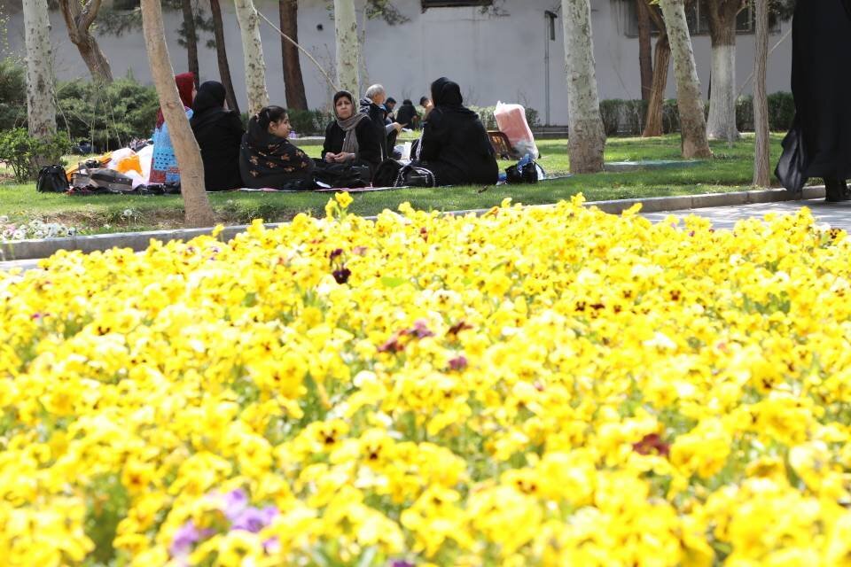 برگزاری آیین سیزده‌بدر و دورهمی خانوادگی در بوستان‌های منطقه ۱۳