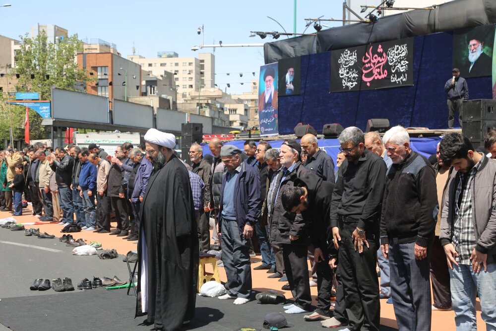 میزبانی میدان جمهوری اسلامی از اجتماع باشکوه «مکتب شهادت» در سالروز شهادت امام جعفر صادق(ع)