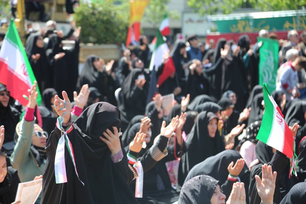 میزبانی میدان جمهوری اسلامی از اجتماع باشکوه «مکتب شهادت» در سالروز شهادت امام جعفر صادق(ع)