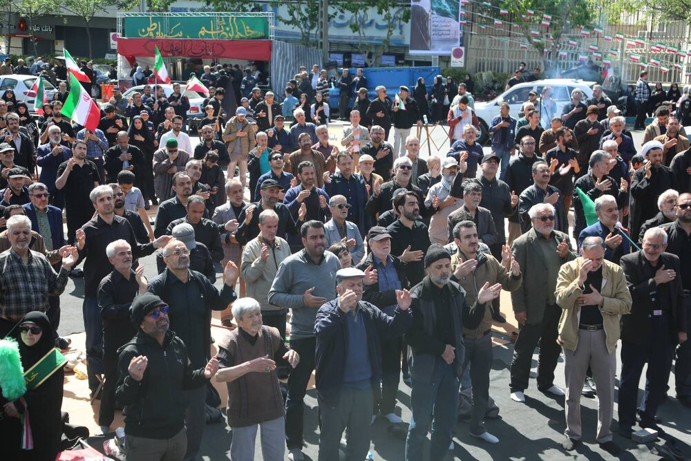 میزبانی میدان جمهوری اسلامی از اجتماع باشکوه «مکتب شهادت» در سالروز شهادت امام جعفر صادق(ع)