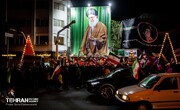 میعادگاه عزاداران رهبر شهید در خیابان کشور دوست